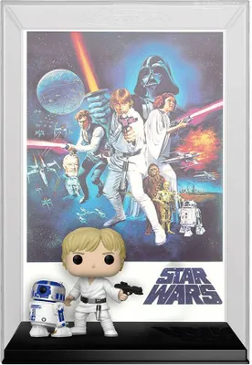 Image de Star Wars - Luke Skywalker avec R2-D2 02 - Funko Pop ! Movie Posters