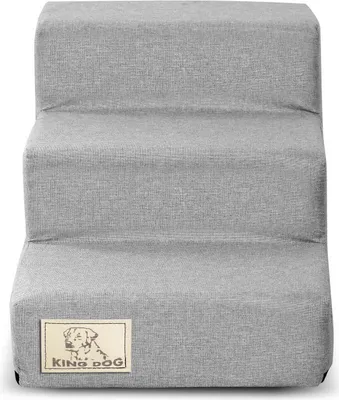 Produktbild von Hundetreppe Katzenrampe 3 Stufen 45X30X30 Treppe Haustiertreppe für Hunde Katzen, Katzentreppe