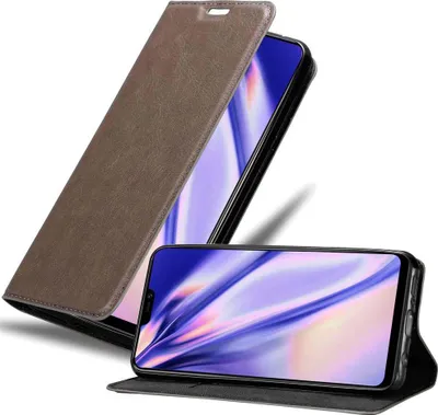 Produktbild von Cadorabo Hülle für Vivo Y85 Schutz Hülle in Braun Handyhülle Etui Case Cover Magnetverschluss