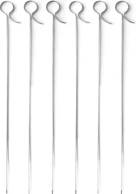 Produktbild von Ibili Set Flache Spieße 6 Einheiten Durchsichtig  Durchsichtig One Size