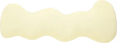 Produktbild von Kissen, kühlendes Körperkissen für Erwachsene, langes Kissen fürs Bett, gefüllt mit Memory-Schaumflocken, gelb