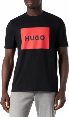 Produktbild von HUGO Dulive222 Grafik-T-Shirt, Schwarz XL