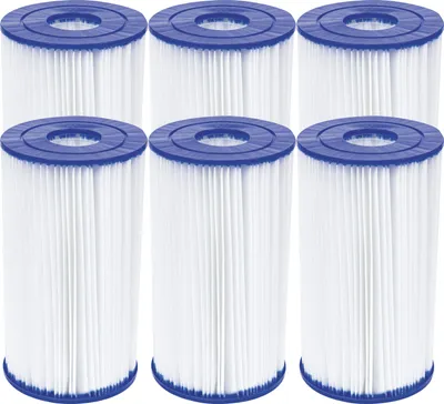 Immagine prodotto di Cartuccia filtrante Flowclear™ formato IV 14,2 x 25,4 cm, set economico da 6 pezzi