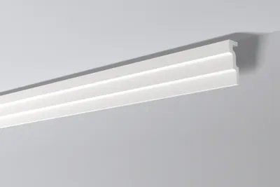 Immagine prodotto di Cornice a soffitto NMC M1 NOMASTYL Noel Marquet Battiscopa decorativo Battiscopa decorativo moderno colore bianco 2 m