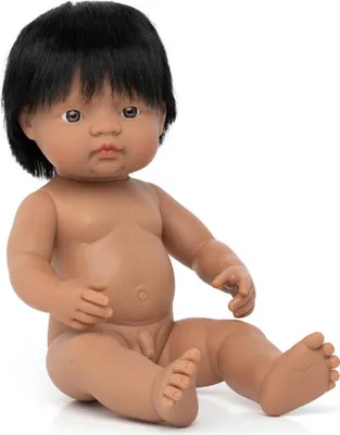 Produktbild von Miniland Puppe Junge 38cm Lernspielzeug realistisches Vinyl