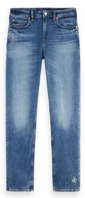 Productafbeelding van Scotch & Soda dames high-waist slim jeans, model "Work It Out", maten 26-34