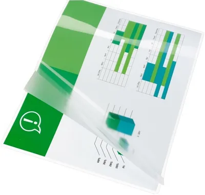 Produktbild von GBC Laminiertaschen f. Dokumente A7 2x125 Micron glänzend (100), Glänzend, Transparent, A7, 105 mm, 74 mm, 100 Stück(e)