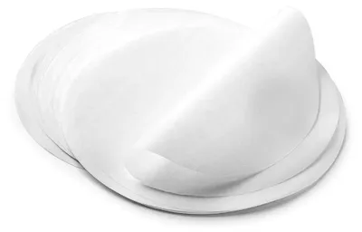 Obrázek produktu pro Sada 100 ks papírových děliček na hamburgery, papír, 11 cm, bílá