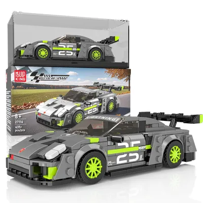 Obrázok produktu pre Sada stavebných blokov Mould King Technik Speed Champion, závodný automobil, 27116. Sada stavebných blokov, model závodného auta, športový automobil, stavebná hračka, kolekcia modelových áut, stavebná sada pre dospelých (435 častí). – Green1