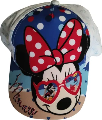 Immagine prodotto di Cappello da baseball Disney Mickey e Minnie Mouse da spiaggia e mare per bambini bianco, taglia 54