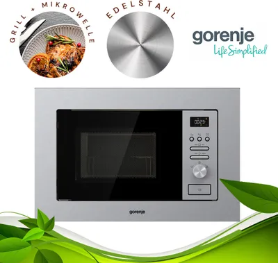 Obrázok produktu pre Gorenje - BM201AG1X - Vstavaná mikrovlnná rúra - nerezová oceľ