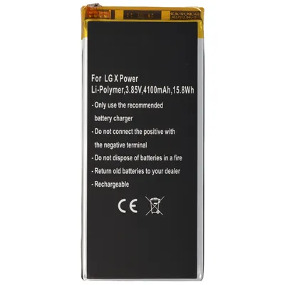 Zdjęcie produktu dla Bateria odpowiednia dla LG X Power, Li-Polymer, 3.85V, 4100mAh, 15.8Wh, wbudowana, bez narzędzi