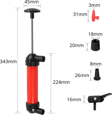 Image de Siphon huile de transmission liquide eau moteur carburant air pompe manuelle outil d'extraction