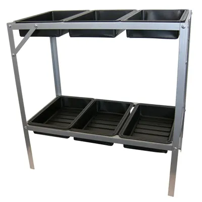 Produktbild von Nature Pflanztisch 77Ã40Ã77 cm Verzinkter Stahl