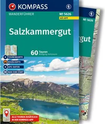 Produktbild von KOMPASS Wanderführer Salzkammergut, 60 Touren mit Extra-Tourenkarte