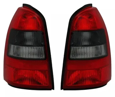 Für Opel Vectra B Caravan Kombi 1996-2002 Rückleuchten Rot Schwarz LINKS RECHTS in der Farbe Rot von AD TUNING GmbH & Co. KG