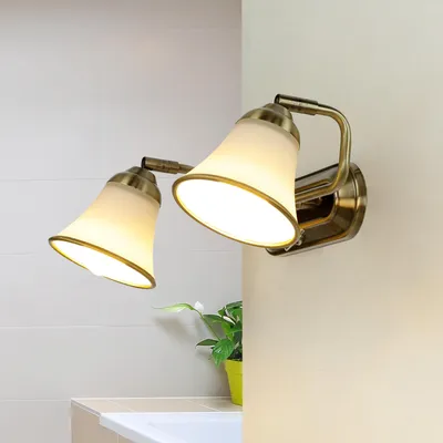 Imagen del producto de Rabalux 6546, aplique de techo con 2 focos, modelo Grando, casquillo E14, acabado bronce-plata-blanco, estilo clásico, 31 cm