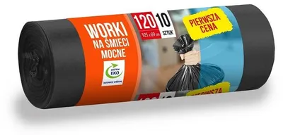 Produktbild von Starke Müllsäcke 120 l 10 Stück.
