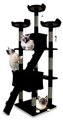 Produktbild von Katzenkratzbaum 170 cm (Schwarz)