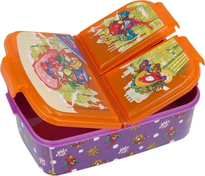 Produktbild von Stor 10320 - SUPER ZINGS - Lunch Box / 3-fach Brotdose