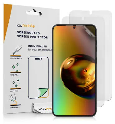 Produktbild von kwmobile 3x Folie matt kompatibel mit Samsung Galaxy S25 Plus - Displayschutzfolie Schutzfolie - Displayschutz Displayfolie entspiegelt