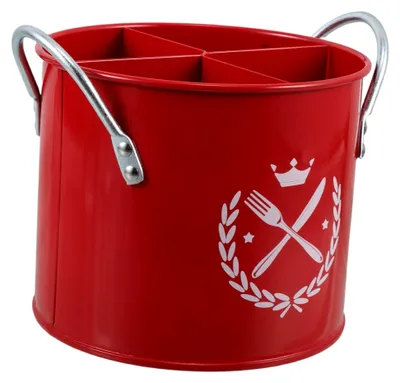 Produktbild von Küchenutensilien-Organizer mit Fächern für Besteck und Löffelhalter