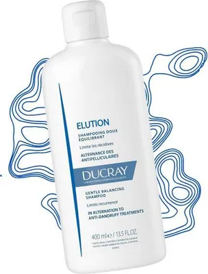 Zdjęcie produktu dla Ducray Elution Shampoo 2x400ml