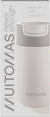 Produktbild von Muitomas NFDBOTTLE350WH, 350 ml, Tägliche Nutzung, Weiß, Polypropylen (PP), Erwachsener, Weiß