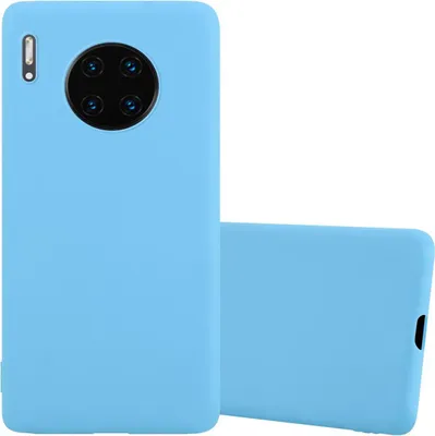 Produktbild von Cadorabo Hülle für Huawei MATE 30 PRO Schutzhülle in Blau Handyhülle TPU Silikon Etui Case Cover