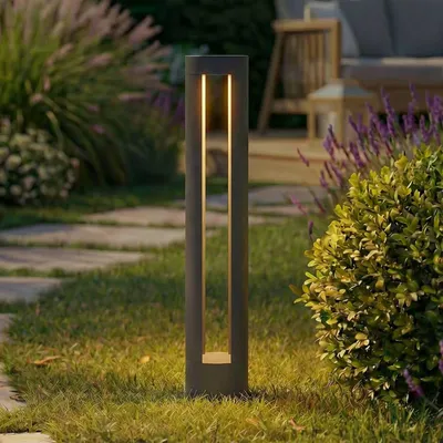 Produktbild von Lindby LED-Wegeleuchte Soriq, anthrazit, Höhe 75 cm, IP54