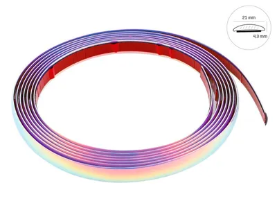 Immagine prodotto di Striscia decorativa, arcobaleno, 21 mm x 5 m