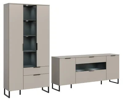 Image de Noida bibliothèque N2 système avec éclairageReproduction cachemire.