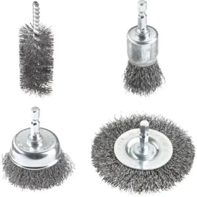 Produktbild von kwb Drahtbürsten-Set für Bohrmaschinen 597530 4 St