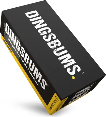 Produktbild von PARTYFIEBER | DINGSBUMS® – "Das grundverkehrte Partyspiel."