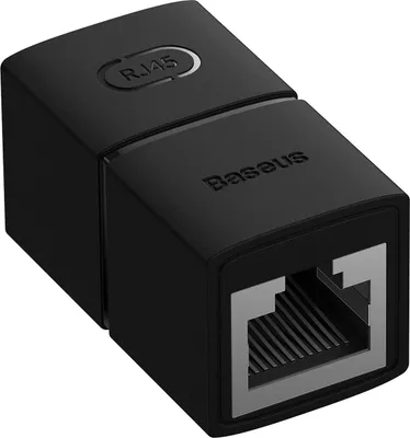 Image de Ethernet Adapter Baseus, RJ45 to RJ45, Black B00131100111-00