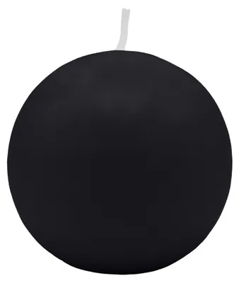 Produktbild von Kugelkerzen Schwarz Ø 80 mm, 6 Stück