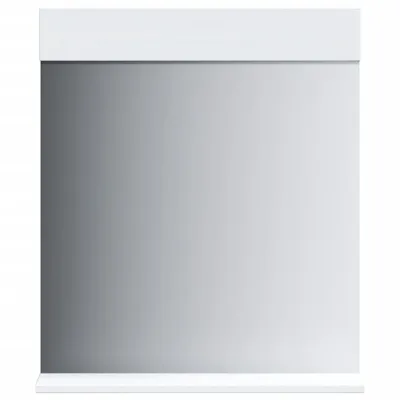Produktbild von vidaXL Badspiegel mit Ablage BERG Weiß 60x12x70 cm Massivholz