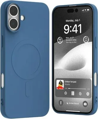 Immagine prodotto di Mercurio Magsafe Semi-Silicone Iphone 16Plus 6,7 Niebieski /Blu