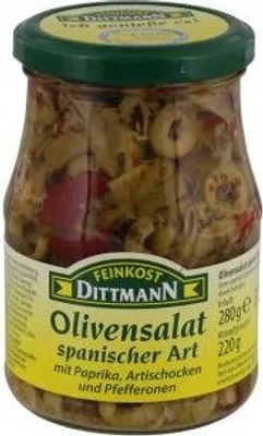 Produktbild von Feinkost Dittmann Olivensalat spanischer Art 220 g