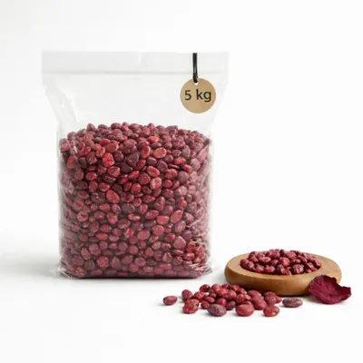 Produktbild von Bunte Deko-Steine 5 KG Glas-Vasen Streudeko Ø 5-8 mm bordeaux