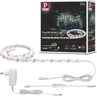 Immagine prodotto di Paulmann FlexLED 3D set base 1,5 m bianco caldo