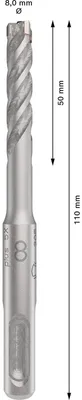 Produktbild von PRO SDS plus-5X Hammerbohrer, 8 x 50 x 110 mm