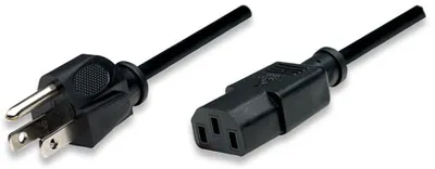 Zdjęcie produktu dla Manhattan 300179, 1,8 m, Wtyczka zasilająca typu B, C13 panel, 125 V, 10 - 13 A