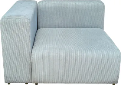 Produktbild von Sofa-Modul ‘Suldal’ Eckelement mit Armlehne links 110 x 109 x 68 cm Cord Hellblau