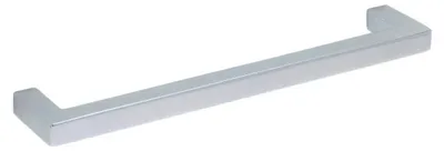 Immagine prodotto di Maniglia per mobili in acciaio inossidabile, distanza tra i fori di 160 mm, finitura cromata lucida
