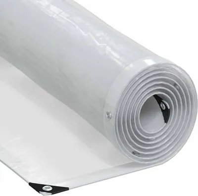 Produktbild von Transparente Plane mit Ösen 1x6 m Polyethylen