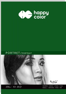 Zdjęcie produktu dla Happy Color Blok Portret A3 20K 250G - Rysunek, Grafika