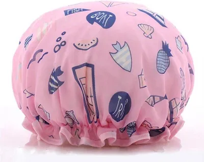 Produktbild von CHPN - Duschhaube - Fischduschhaube - Rosa - Duschhaube - Praktische Duschhaube - Duschhaube - Duschhaube - Duschhaube - Duschhaube - Duschhaube - nautisch - Urlaub