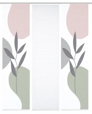Produktbild von 84074 FRONDA Schiebegardine, recyceltem Polyester 245x60 cm