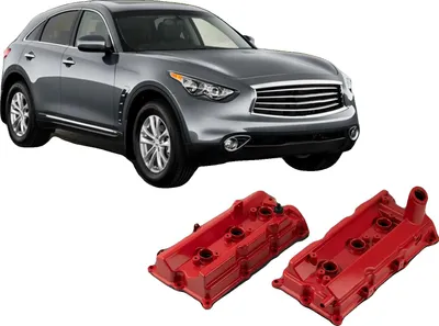 Zdjęcie produktu dla Zestaw pokrywy głowicy cylindrów, aluminium, kompatybilny z 3.5L V6 DOHC, pasuje do Nissan 350Z, Infiniti G35, Infiniti FX35